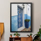 Morocco Door - Modern Framed Canvas Print