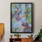 Iris Garden - Modern Framed Canvas Print