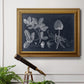 Foliage on Navy II Premium Framed Canvas- Ready to Hang