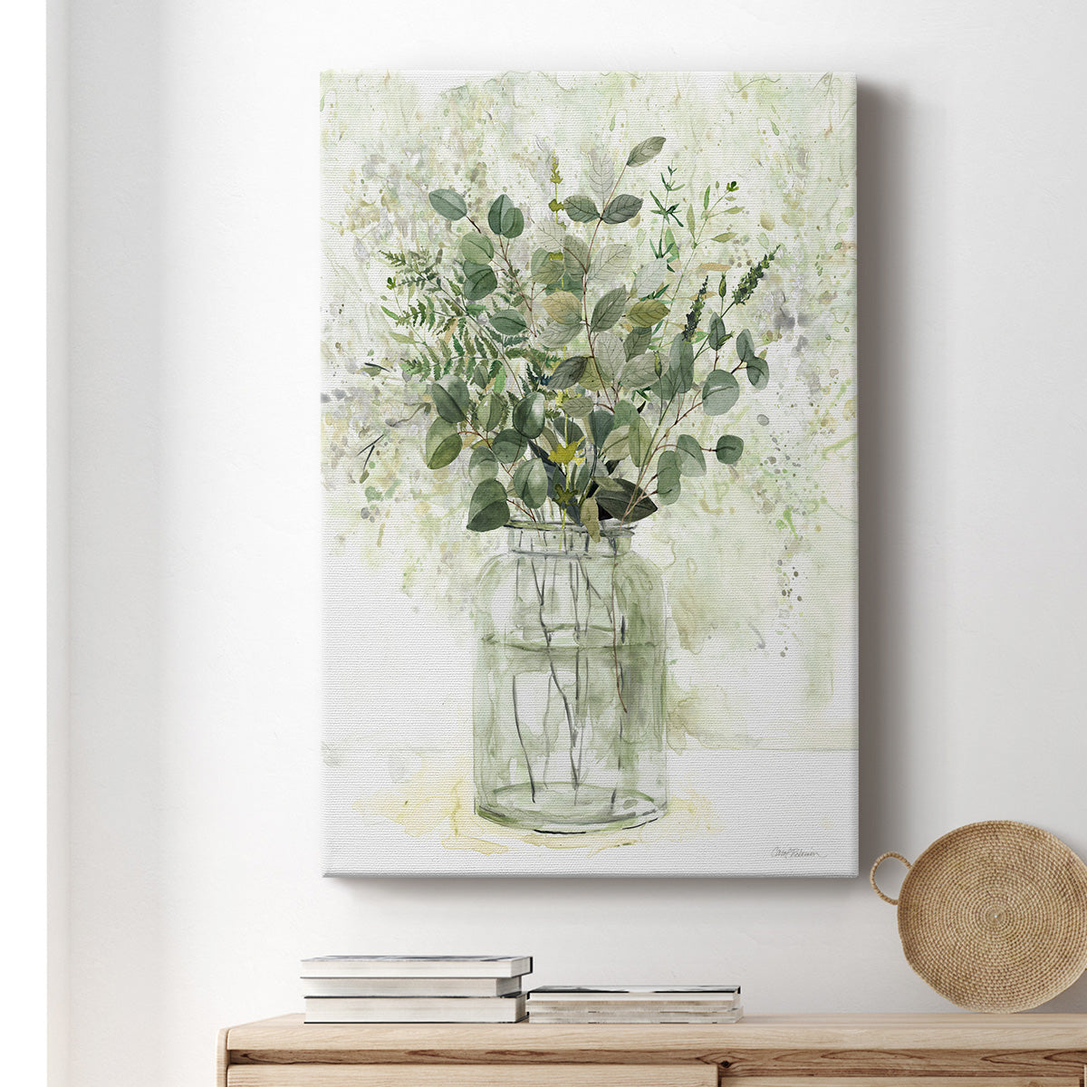 Delicate Greenery II - Canvas Art Print