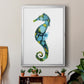 Seahorse - Modern Framed Canvas Print