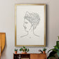 Greek Busts III - Modern Framed Canvas Print