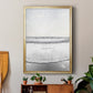 Serene Shore - Modern Framed Canvas Print