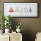 Christmas Tree Whimsy Collection C - Floater Framed Canvas Print