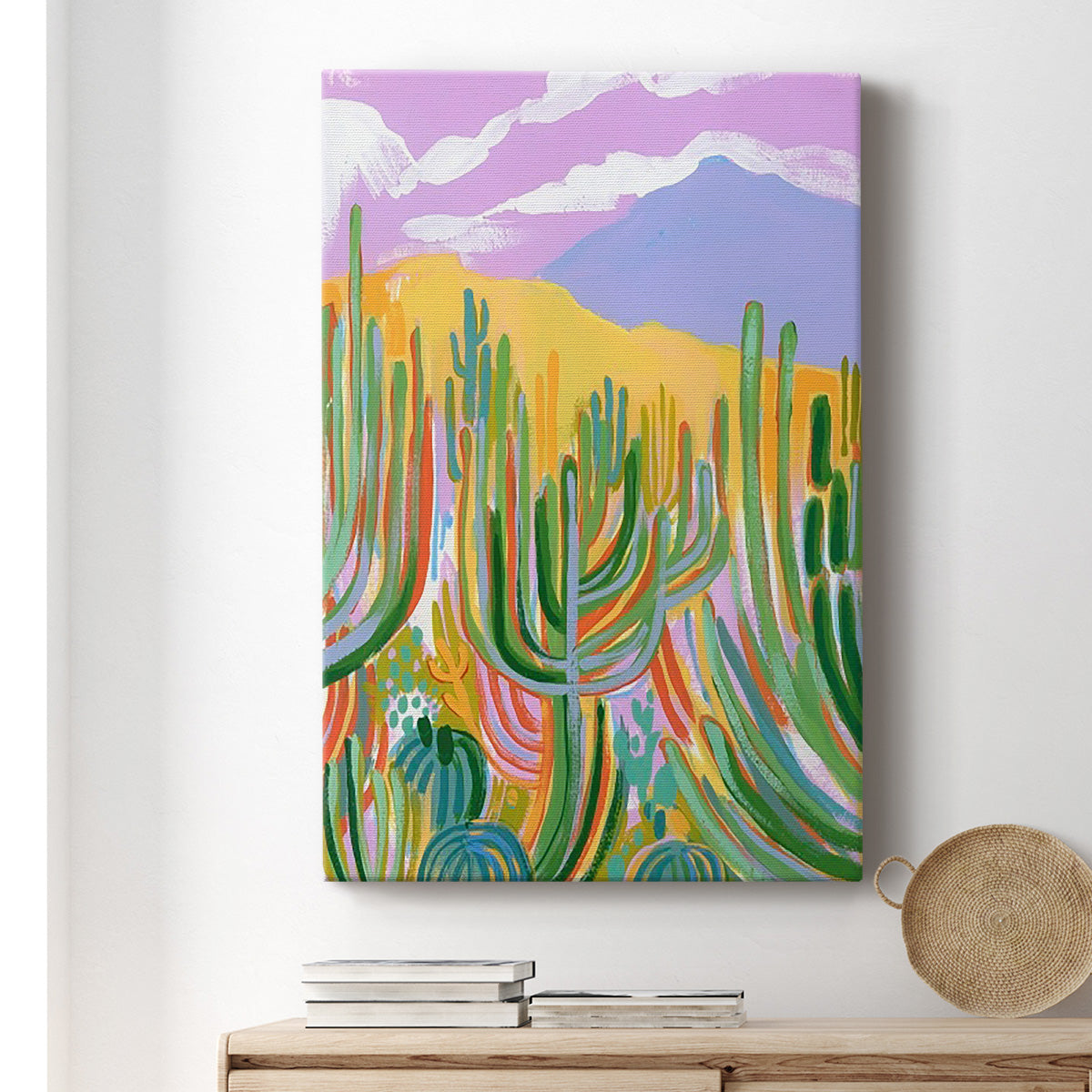 Lavender Desert I Premium Gallery Wrapped Canvas - Ready to Hang