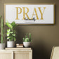 Pray Continually - Floater Framed Canvas Print