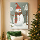 Frostlit Hearth Green - Canvas Art Print