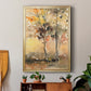 Fall Foliage Watercolor II - Modern Framed Canvas Print