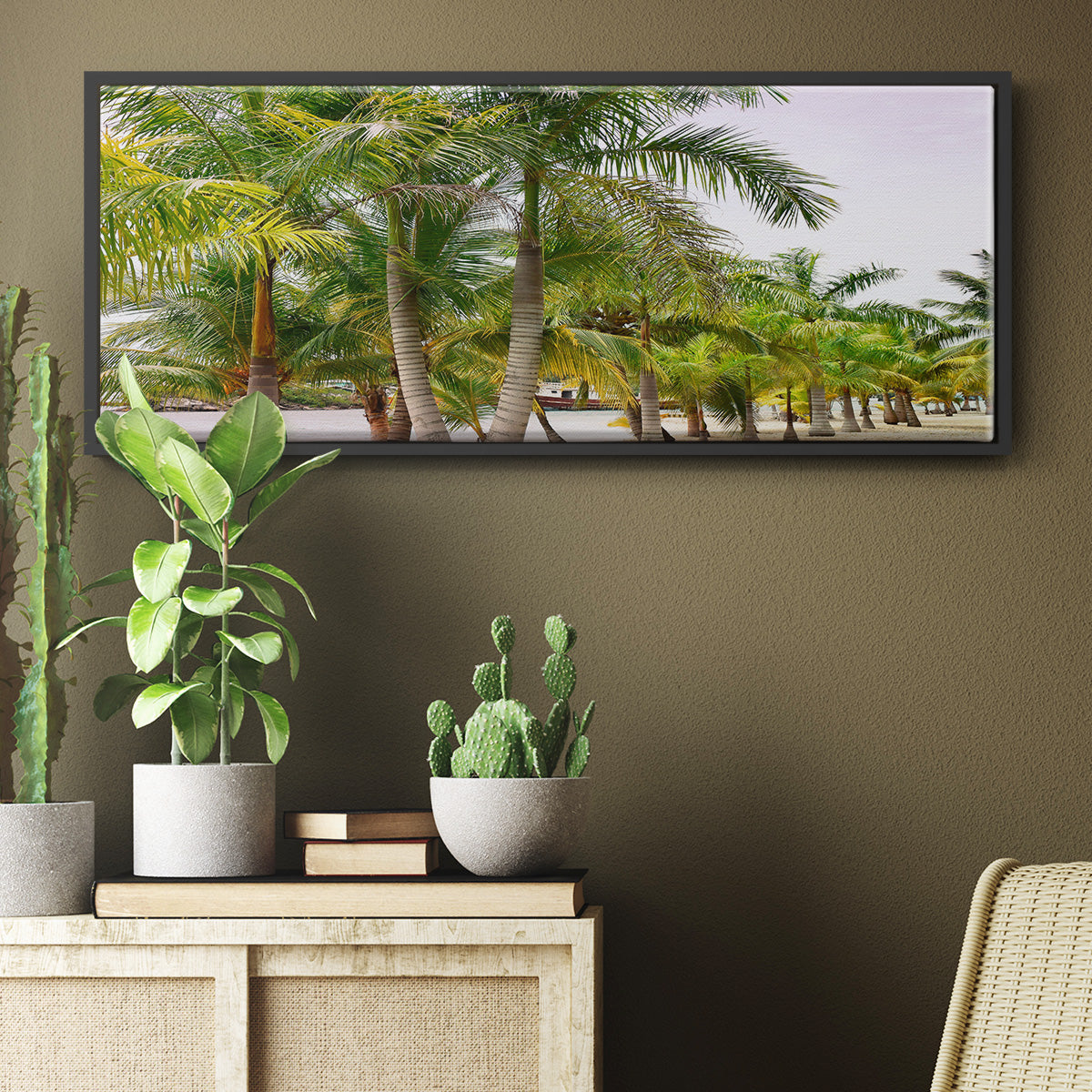 Summer Day - Floater Framed Canvas Print