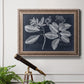 Foliage on Navy IV Premium Framed Canvas- Ready to Hang