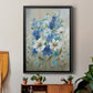 Blue Garden II - Modern Framed Canvas Print