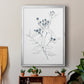 Indigo Sketch I - Modern Framed Canvas Print