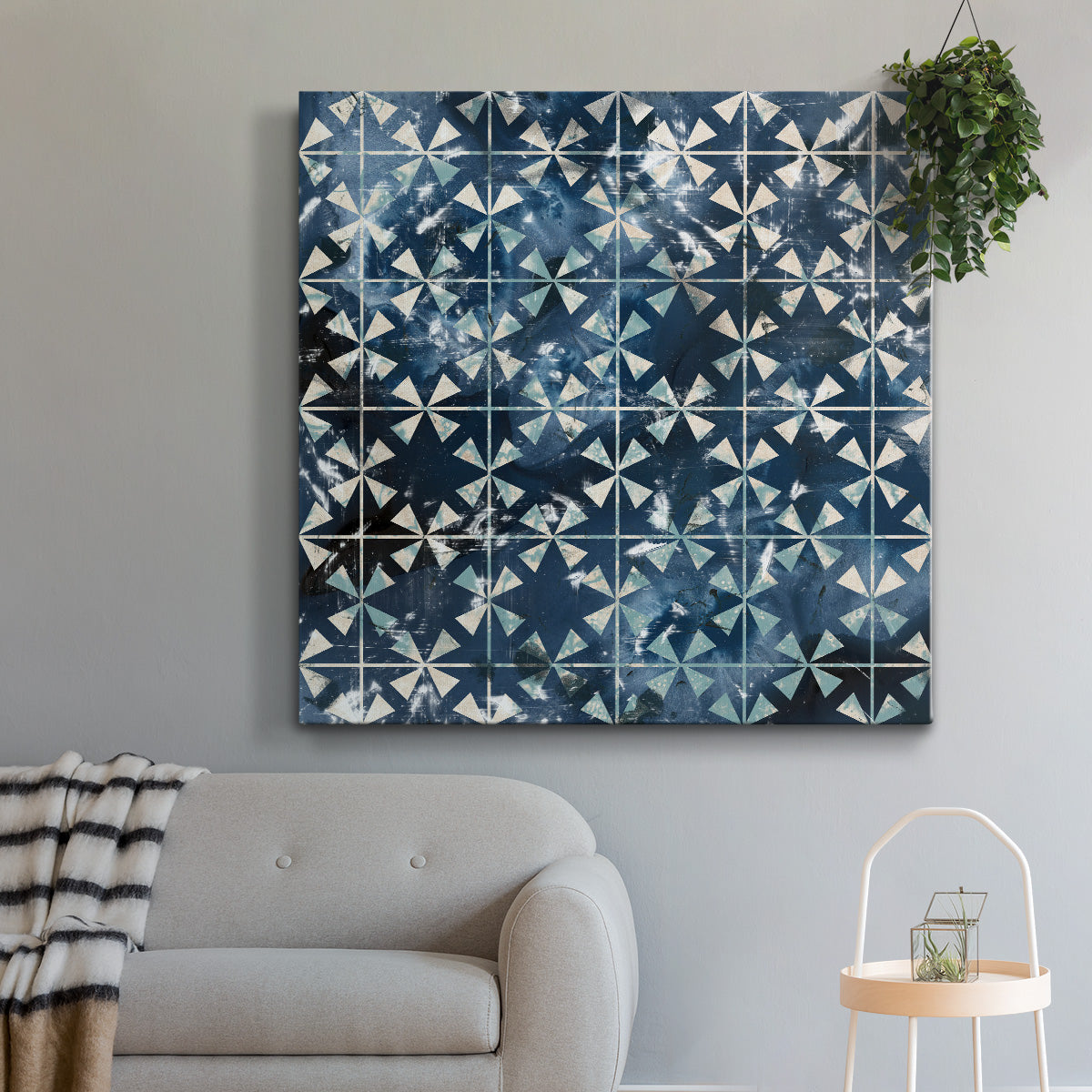 Tile-Dye III - Canvas Art Print