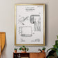 Toilet Paper Patent I - Modern Framed Canvas Print