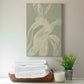 White Ribbon on Celadon I Premium Gallery Wrapped Canvas - Ready to Hang