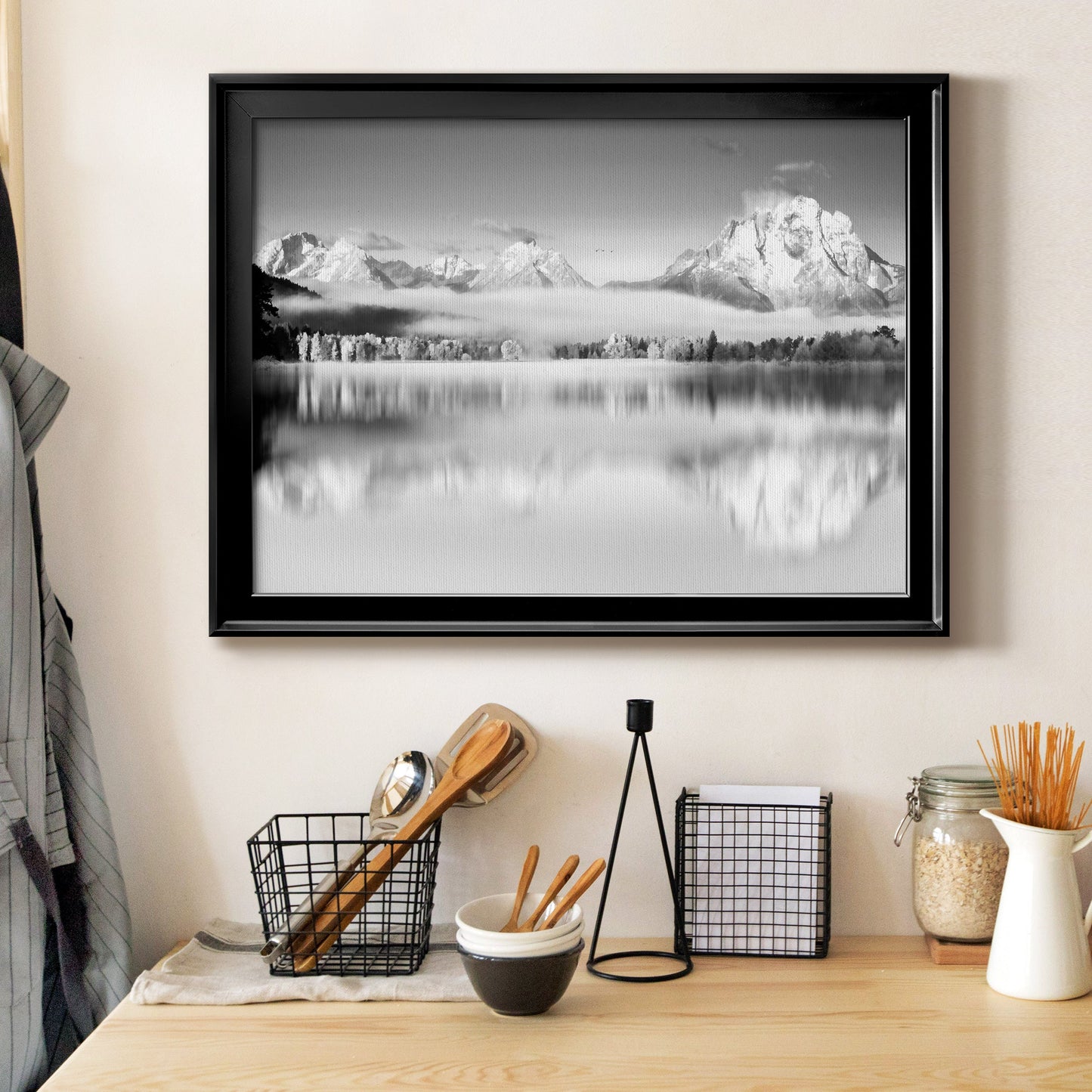 Peak Reflection Premium Classic Framed Canvas - Ready to Hang