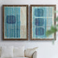 Blue Blue Horizon I - Premium Framed Canvas 2 Piece Set - Ready to Hang