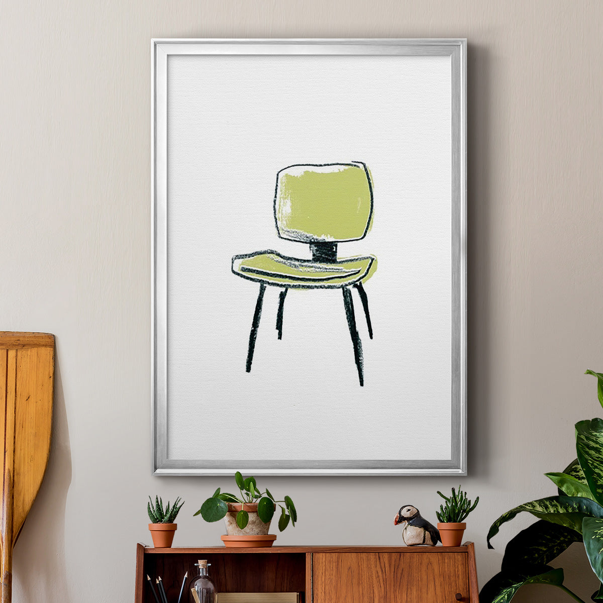 Take a Seat VI - Modern Framed Canvas Print