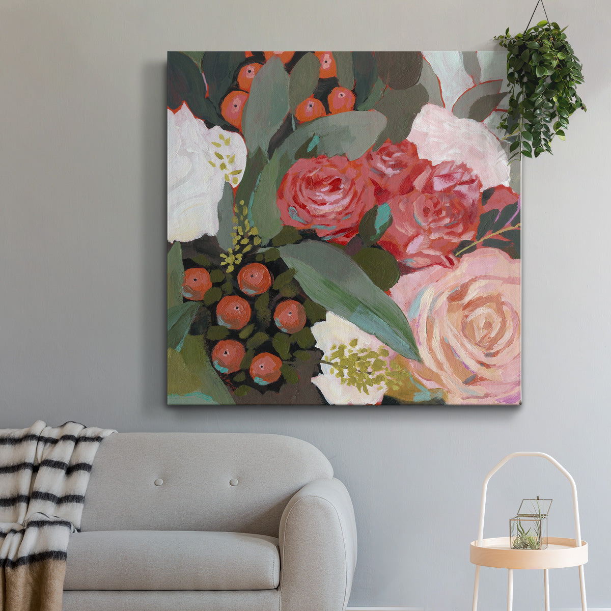 Eucalyptus Bouquet I - Canvas Art Print