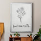 Find Your Roots Sketch - Modern Framed Canvas Print