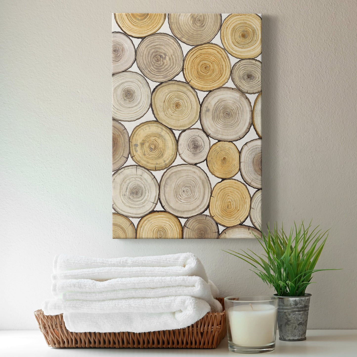 Tree Ring Study II Premium Gallery Wrapped Canvas - Ready to Hang