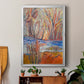 Cadmium Winter Solstice I - Modern Framed Canvas Print