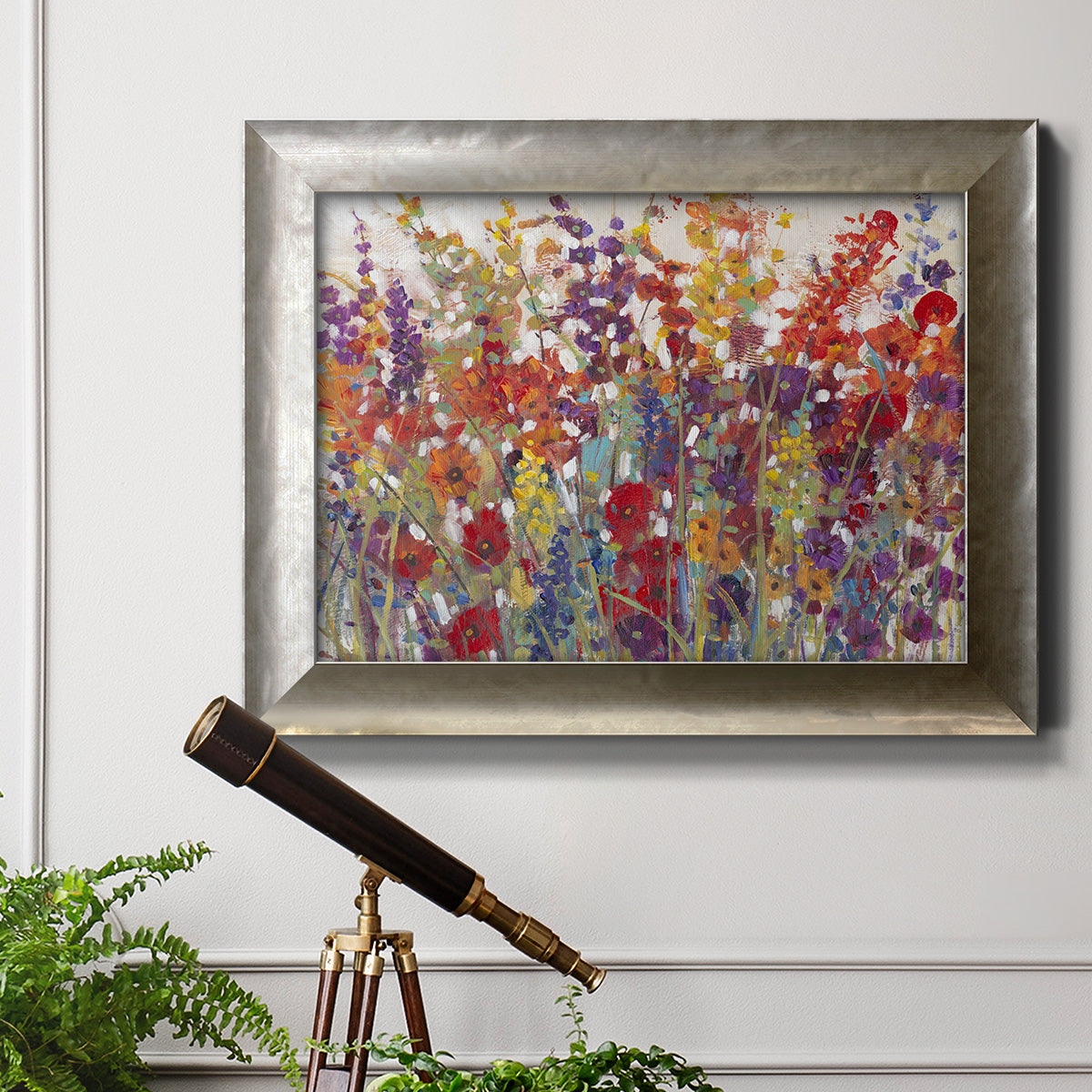 Variety of Flowers II Premium Framed Canvas- Ready to Hang