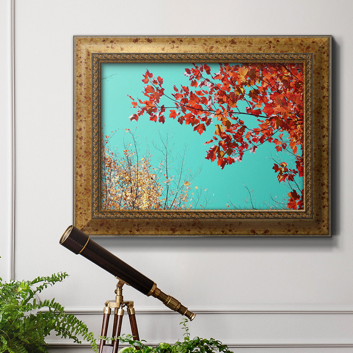 Autumn Tapestry I - Ornate Framed Canvas Print