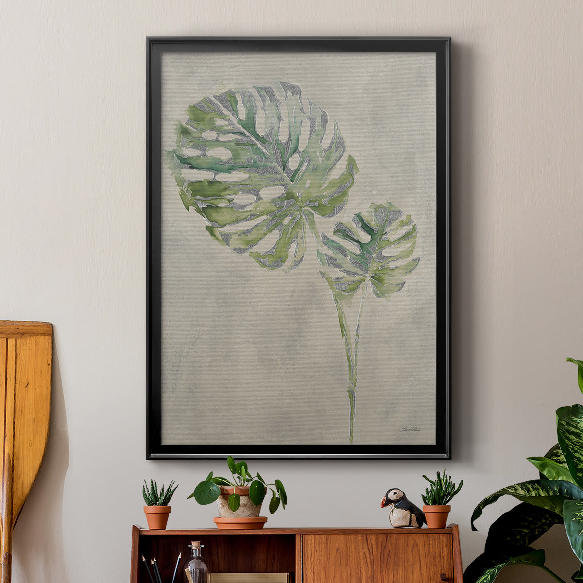 Fresh Unfolds III - Modern Framed Canvas Print