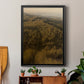 Golden Fog II - Modern Framed Canvas Print