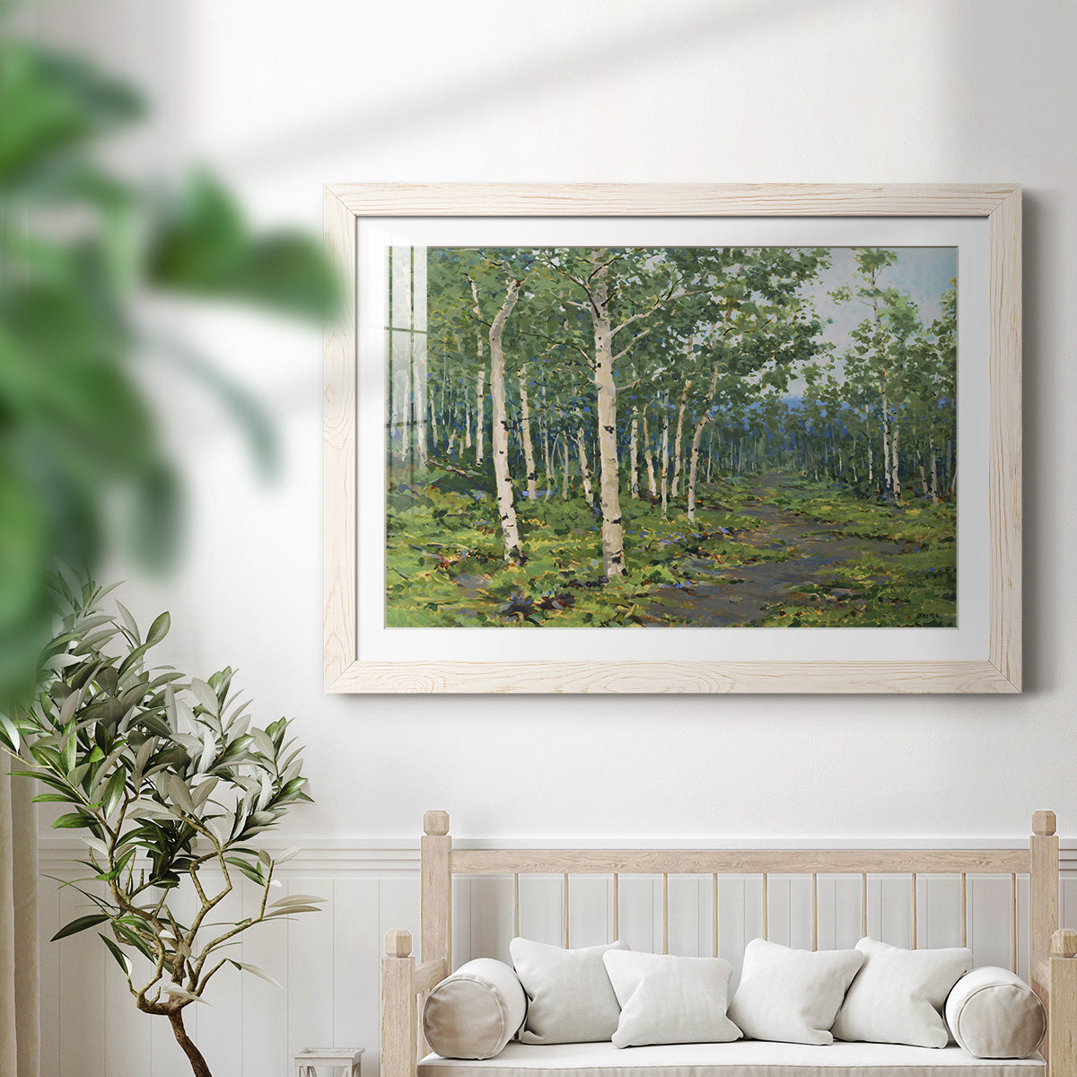In the Forest - Barnwood Framed Art Print