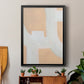 Neutral Winding Paths II - Modern Framed Canvas Print
