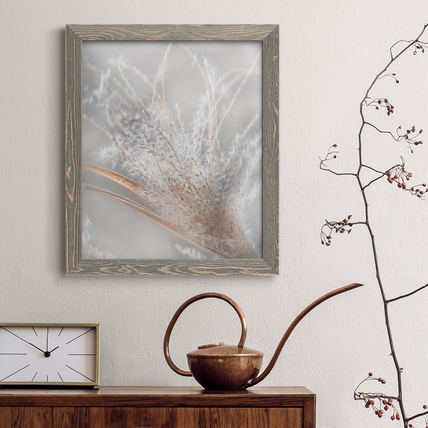 Summer Wisps II - Premium Canvas Framed in Barnwood - Ready to Hang