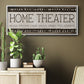 Home Theater - Floater Framed Canvas Print