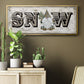 Winter Wonderland Friend Snow - Floater Framed Canvas Print