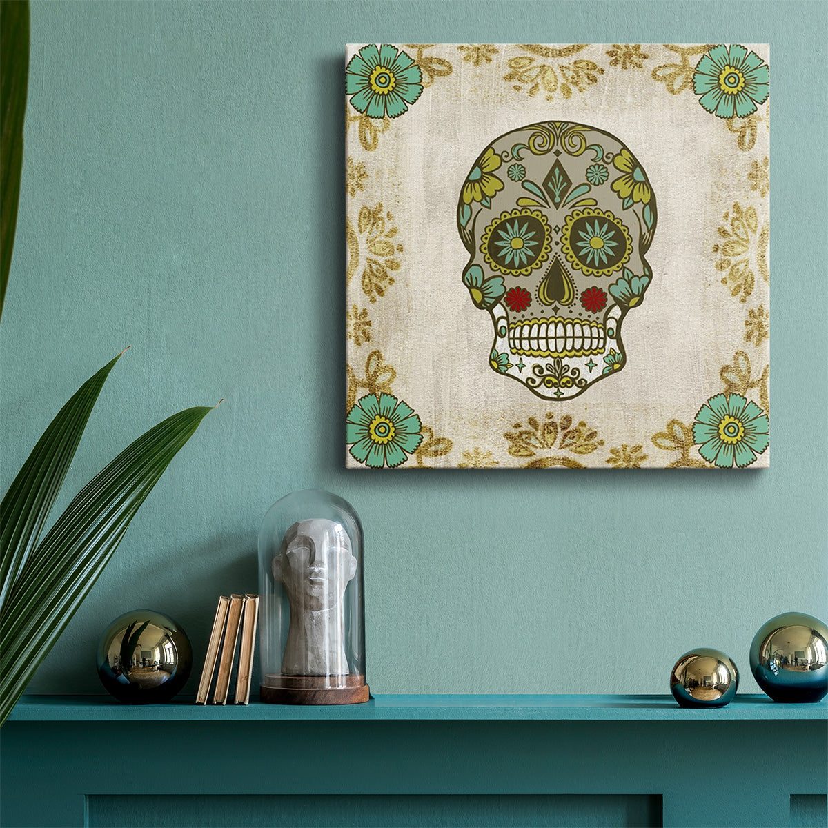 Day of the Dead I -Premium Gallery Wrapped Canvas - Ready to Hang