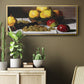 Still Life with Pears and Grapes, 1867 - Floater Framed Canvas Print