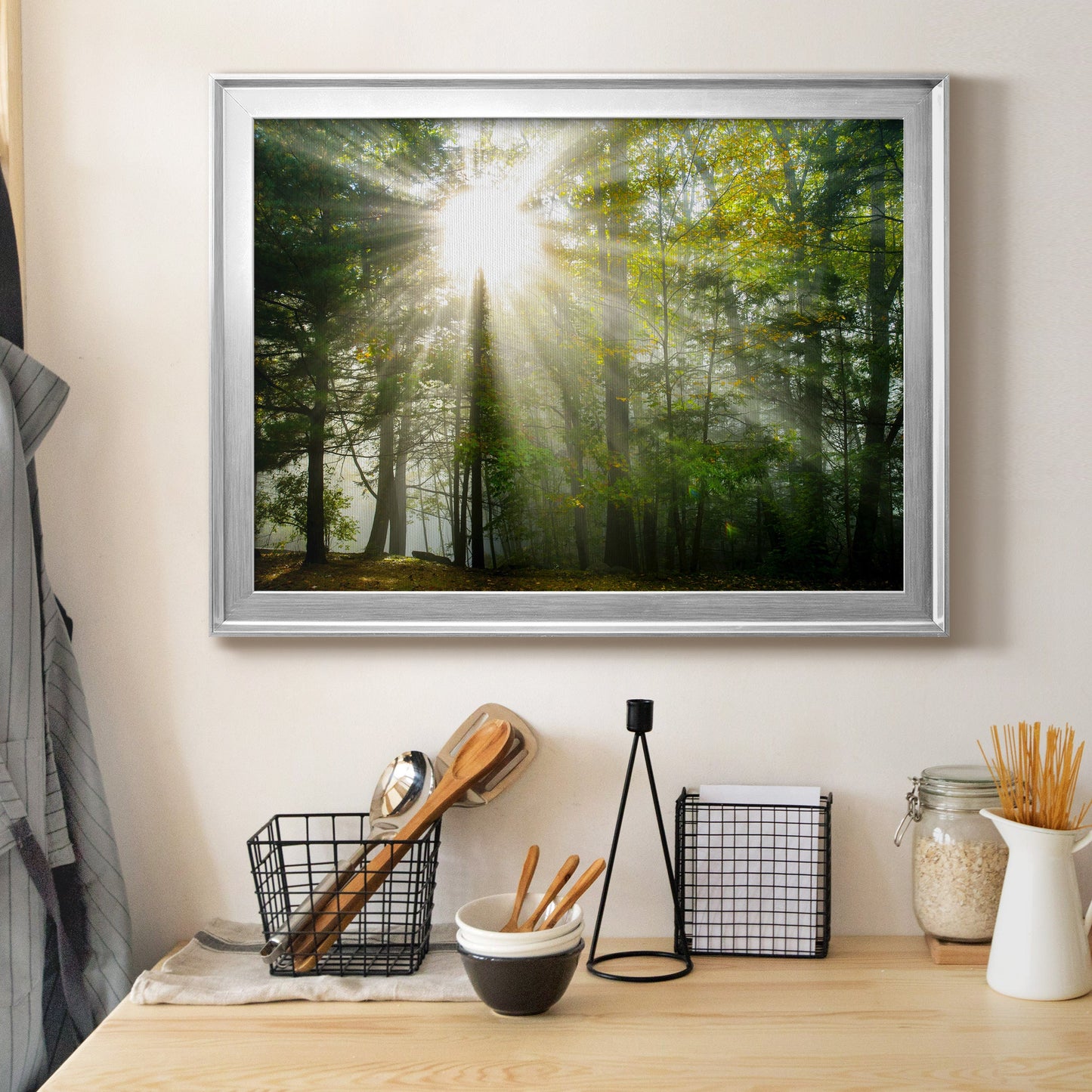 Light and Trees II Premium Classic Framed Canvas - Ready to Hang