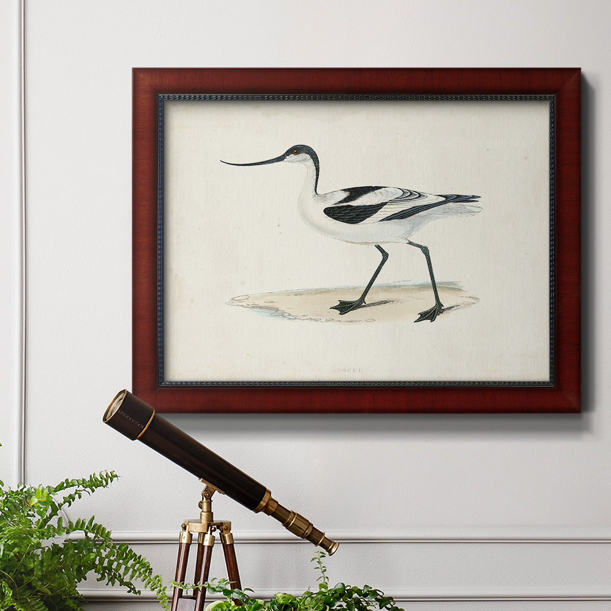 Morris Sandpipers IV Premium Framed Canvas- Ready to Hang