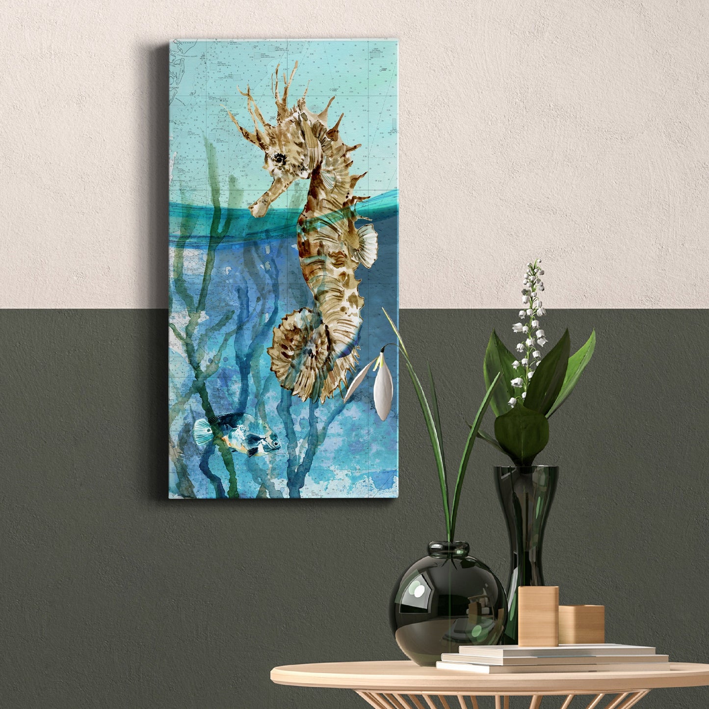 Pacific Seahorse - Canvas Art Print
