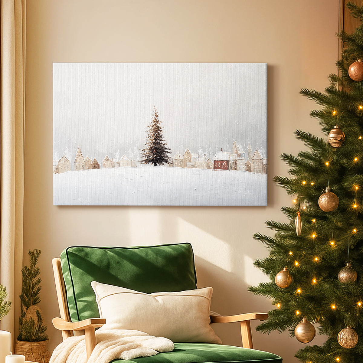 Silver Silence of Eve - Canvas Art Print