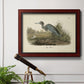 Audubons Blue Heron Premium Framed Canvas- Ready to Hang