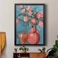 Rosa Blooms I - Modern Framed Canvas Print