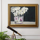 White Flowers in Fuchsia II Premium Framed Canvas- Ready to Hang