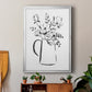 Sketchy Bouquet I - Modern Framed Canvas Print