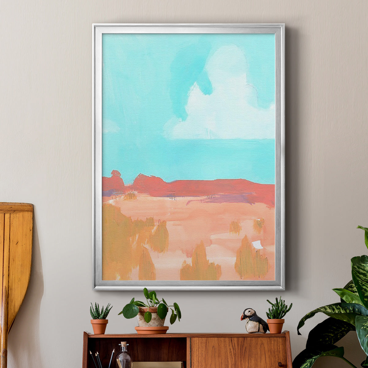 Wide Open Spaces I - Modern Framed Canvas Print