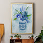 Blue Bouquet II - Modern Framed Canvas Print