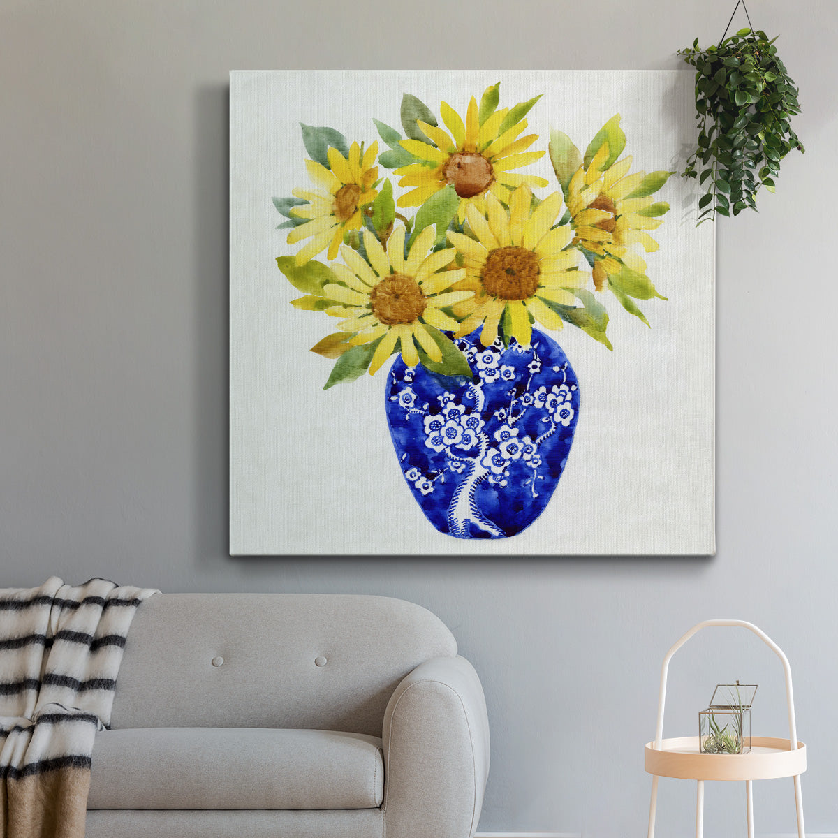 Sun Flower Still Life II - Canvas Art Print