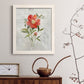 Linen Peony - Premium Canvas Framed in Barnwood - Ready to Hang