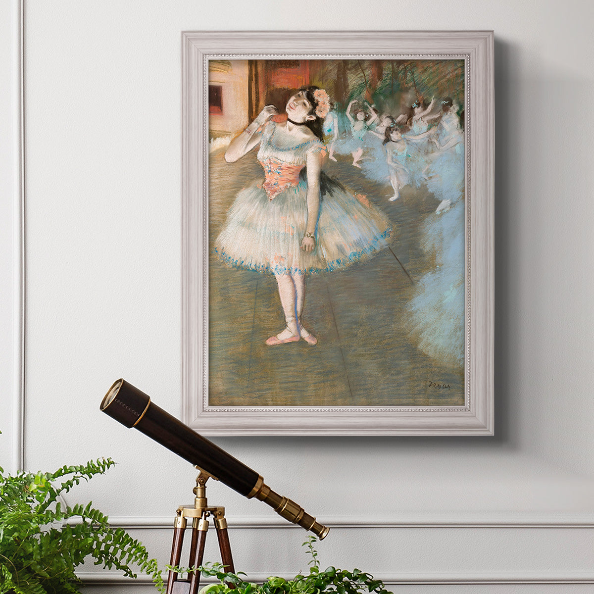The Star - Ornate Framed Canvas Print